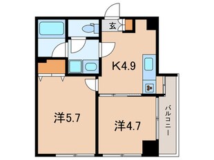 ソサエティ荏原中延の物件間取画像